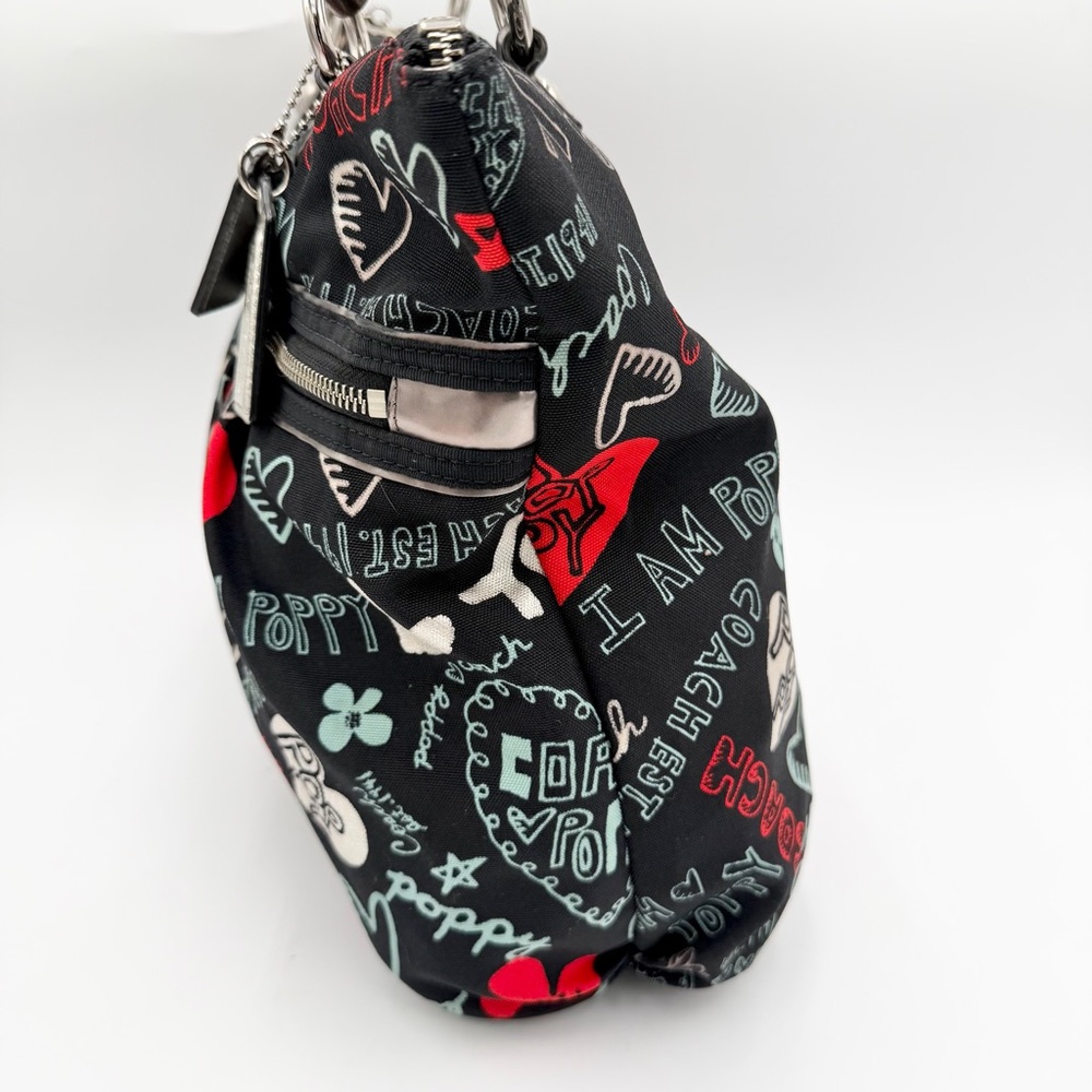 Coach POPPY 2010 Multicolor Graphic Women's Tote Bag - Picture 4 of 13